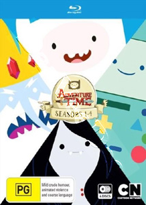 Adventure Time (Complete Seasons 1-4) - 4-Disc Box Set (Blu-Ray)